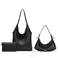Montana West Slouchy Hobo Bags for Women with Small Shoulder bag 3Pcs