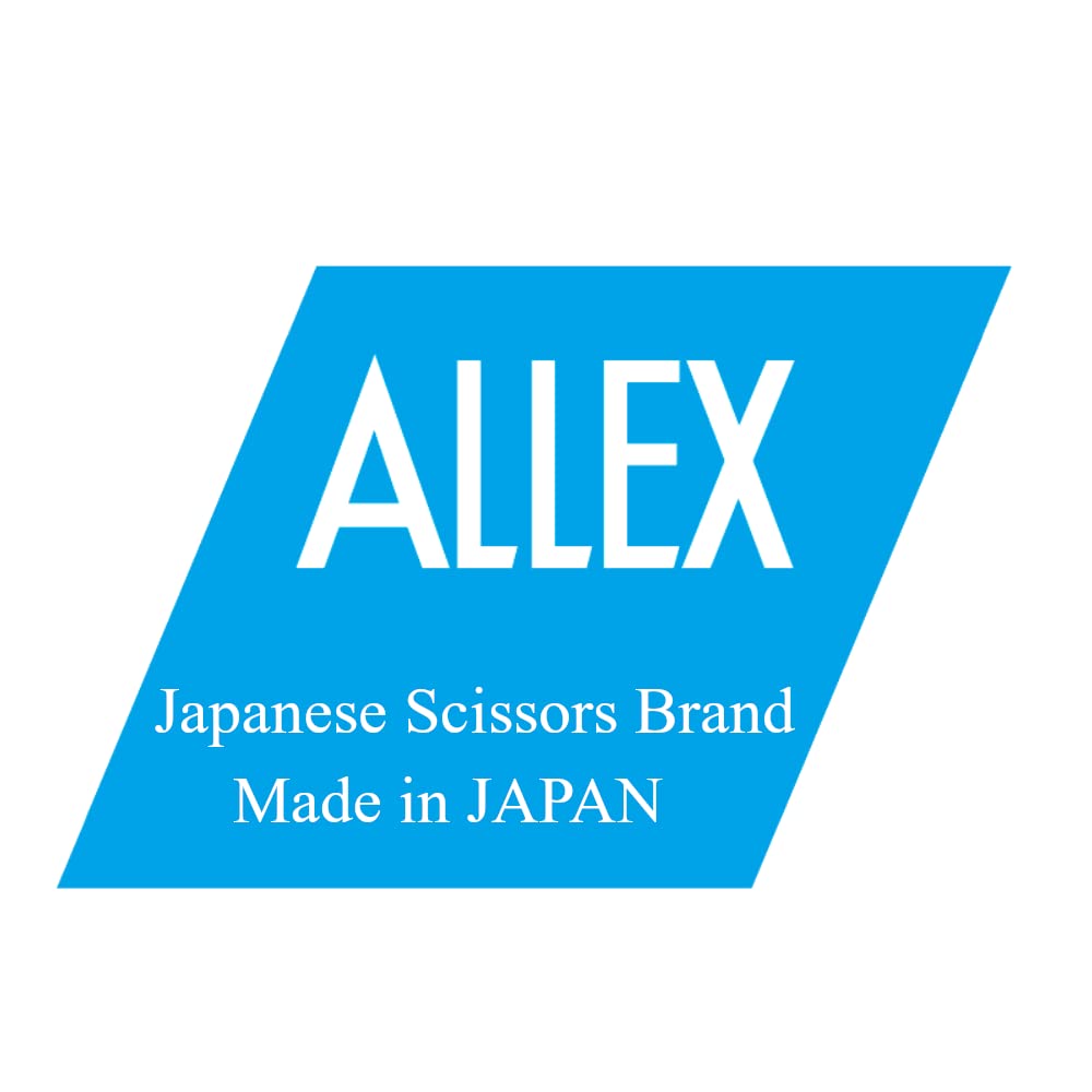 Allex Japanese Thread Snips for Sewing and Embroidery 4.5 (Long), Made in Japan, Spring Loaded Small Thread Snippers Scissors, Black