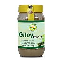 BASIC AYURVEDA Giloy Powder | 7.05 Oz (200g) | Organic Tinospora Cordifolia Stem Powder | Natural Guduchi Extract for Immune System Booster & Healthy Digestion