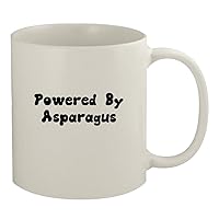 Powered By Asparagus - 11oz White Coffee Mug, White