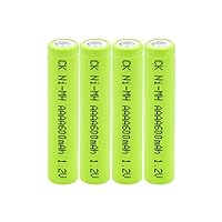 Rechargeable Batteries Rechargeable AAAA 600Mah Ni-Mh Batteries 1.2V 4 Pcs