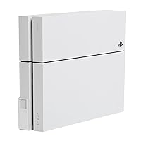 HIDEit Mounts 4 Original PS4 Mount, White Steel Wall Mount for PS4 Original, Safely Store PS4 Console Near or Behind TV