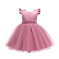 3-10 Years Big Little Girl Flower Lace Princess Tulle Party Dress Birthday Ball Gowns