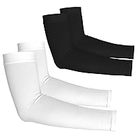 OutdoorEssentials UV Sun Protection Arm Sleeves - Cooling Compression Arm  Sleeve - Sports & UV Arm Sleeves for Men & Women