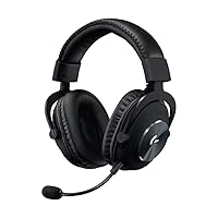 Logitech G PRO X Gaming Headset (2nd Generation) with Blue Voice, DTS Headphone 7.1 and 50 mm PRO-G Drivers, for PC, Xbox One, Series X|S,PS5,PS4, Nintendo Switch, Black (Renewed)