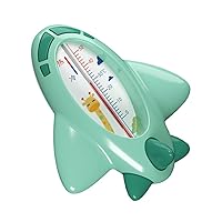 Baby Bath Thermometer with Aircraft Water Thermometer|Kids' Bathroom Safety Products| Baby Bath Green/Pink Digital Thermometer for Home