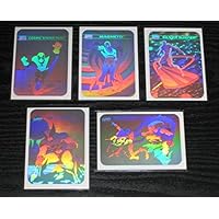 1990 Marvel Universe Series I Hologram Insert Set of 5 Cards NM/M Spider-Man, Wolverine