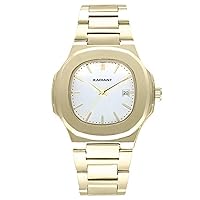 Radiant t-time Mens Analog Quartz Watch with Stainless Steel Bracelet RA639203