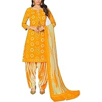 Heavy Cotton Fabric Indian Pakistani Designer Salwar Kameez Palazzo Pant with Dupatta Suits