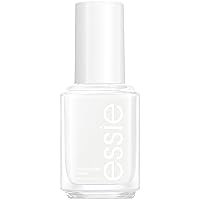 essie Salon-Quality Nail Polish, 8-Free Vegan, Snowy White, Blanc, 0.46 fl oz