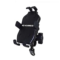 for KYMCO XCITING 250 300 350 400 500 Kxct Downtown Motorcycle Accessories Handlebar Mobile Phone Holder GPS Stand Bracket Phone Mount Holder Bracket (Color : No USB Mirror)
