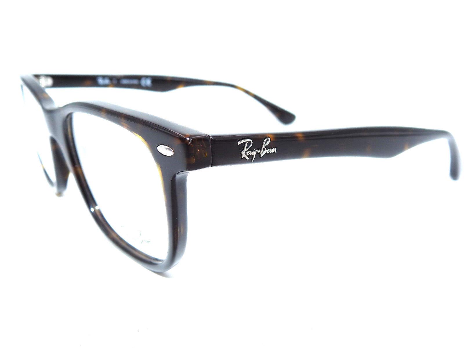 RAY-BAN RX5248 - 2012 Eyeglasses Dark Havana w/ Clear Demo Lens 49mm