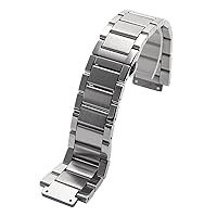 27 * 19mm Stainless Steel Strap Silver For Hublot Watch Belt Bracelet Big Bang Classic Fusion Series Men Women Watchbands
