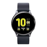 Galaxy Watch Active 2 (40mm, GPS, Bluetooth) Smart Watch with Advanced Health Monitoring, Fitness Tracking, and Long Lasting Battery, Aqua Black (US Version)