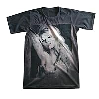Unisex Brigitte Bardot T-Shirt Short Sleeve Mens Womens