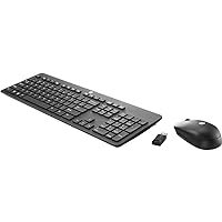 HP Business Slim - Wireless Keyboard and Mouse Set - 2.4 GHz - Black