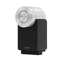 Nuki Smart Lock 3.0 Pro, Smart Door Lock with WiFi Module for Remote Access, Electronic Door Lock Makes Smartphone a Key with Battery Power Pack, AV-TEST Approved, Black