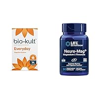 Bio-Kult Advanced Probiotics -14 Strains, Probiotic Supplement, Probiotics for Adults & Life Extension Neuro-mag Magnesium L-threonate, Magnesium L-threonate, Brain Health