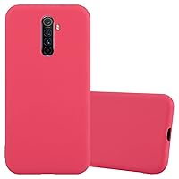 Case Compatible with Realme X2 PRO/Oppo Reno Ace in Candy RED - Protective Cover Made of Flexible TPU Silicone