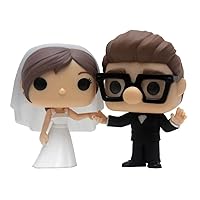Funko POP! Disney: up - 2 Pack Wedding Carl & Ellie - Amazon Exclusive - Collectable Vinyl Figure - Gift Idea - Official Merchandise - Toys for Kids & Adults - Movies Fans