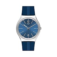 Swatch Bienne by Day Quartz Blue Dial Men's Watch SS07S111