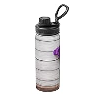 Stainless Steel Water Bottle Sports Travel Insulated Mug with Leak proof Spout Lid 18oz Gifts for Boys Girls - Orchid