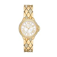 Michael Kors Camille Women's Quartz Watch with Stainless Steel or Leather Strap