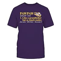FanPrint LSU Tigers T-Shirt - Pawpaw Definition - Men's Tee/Purple / 3XL