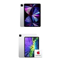 Apple 2021 11-inch iPad Pro (Wi-Fi + Cellular, 2TB) - Silver with AppleCare+ (Renews Monthly Until Cancelled)