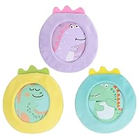 Hilph Kids Ice Packs for Boo Boos, Reusable Toddler Kids Gel Hot Cold Pack with Sleeves for Pain Relief, Cute Animal Ice Pack Hot Cold Therapy for Kid Bump, Bruise, First Aid (3 Packs)