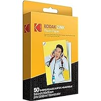 Kodak PRINTOMATIC Digital Instant Print Camera (Pink) with Kodak 2ʺx3ʺ  Premium ZINK Photo Paper (50 Sheets)