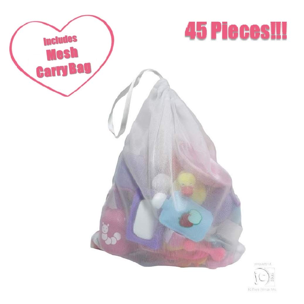 JC Toys Baby Nursery 45 Piece Accessory Bag for Keeps Playtime! | Accessories fit Most Dolls up to 15