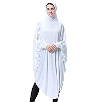 IMEKIS Women's Muslim Abaya Long Hijab Dress Modest Middle East Arabian Robe Islamic Dubai Overhead Ramadan Prayer Clothes