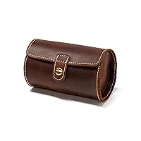 Leather Watch For Case Roll Portable Outdoor Travel Storage Box Organizer Routing Watches For Leather Watch Pillows Box Organizer Storage Valet Display Case For Women Men
