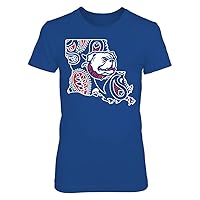 FanPrint Louisiana Tech Bulldogs T-Shirt - Paisley State