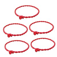 BESTOYARD 5pcs friendship bracelet couple bracelets men's bracelets friendship handmade bracelet women red rope chinese feng shui lucky strap braided charms adjustable bracelet Year of birth