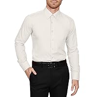 NE PEOPLE Men's Dress Shirt – Classic Long Sleeve Slim Fit Button Down Solid Color Top S-5XL