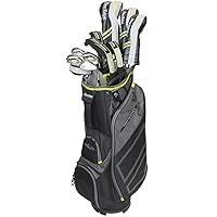 HL3 to-Go Mens Complete Golf Set Reg Flex-Graphite-RH, Black/Grey/Green, Regular, HKSRGR10.B