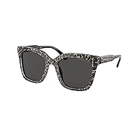 Michael Kors SAN MARINO MK 2163 Black Grey Leopard/Black 52/19/140 women Sunglasses