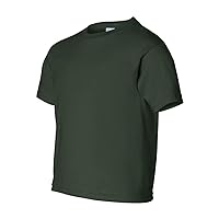 Gildan Youth Ultra Cotton 6 oz T-Shirt - Forest Green - XL - (Style # G200B - Original Label)