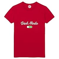 Dad Mode Toggled On Printed T-Shirt - Red - 5XLT