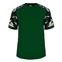 Camo Sport Tee Forest Green/Forest Camo Large