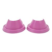 2 Pcs 6.5in Purple Car Speaker Baffle Kits,Horn Speaker Protection Pad,Car Audio Sound Enhancer - Silicone Horn Spacer for Enhanced Sound Quality