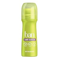 Ban Deodorant 3.5 Ounce Roll-On 24 Hr Satin Breeze (103ml)