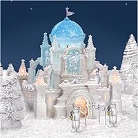 Crystal Ice Palace, Discover Department 56 25th Anniversary Special Edition Gift Set, 9 Piece Set, 58922, D56, Snow Village, Limited Edition, Heritage Village, Retired Collectible