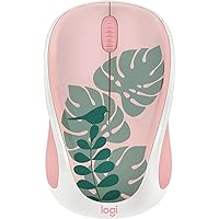 Logitech - Design Collection Limited Edition Wireless Compact Mouse with Colorful Designs - Chirpy Bird