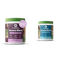 Amazing Grass Greens Blend Antioxidant: Super Greens Powder Smoothie Mix with Organic Spirulina & Greens Blend Alkalize & Detox: Smoothie Mix, Cleanse with Super Greens