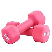 Portzon Weights Anti-roll Neoprene Dumbbells Set