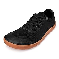 GSLMOLN Men's Trendy Solid Walking Shoes, Comfy Non Slip Casual Lace Up Sneakers for Men's Outdoor Activities Running Walking