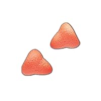 Howard Leight QB200HYG NRR 25 Replacement Pods for QB2 Banded Hearing Protector, Polyurethane Foam, One Size, Orange